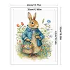 Rabbit Full Stamped Cross Stitch 11CT 3-Strand 40x50cm
