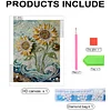 Diamond Painting-DIY Special Shaped Drill Pearl Painting Sunflower(35x45cm)
