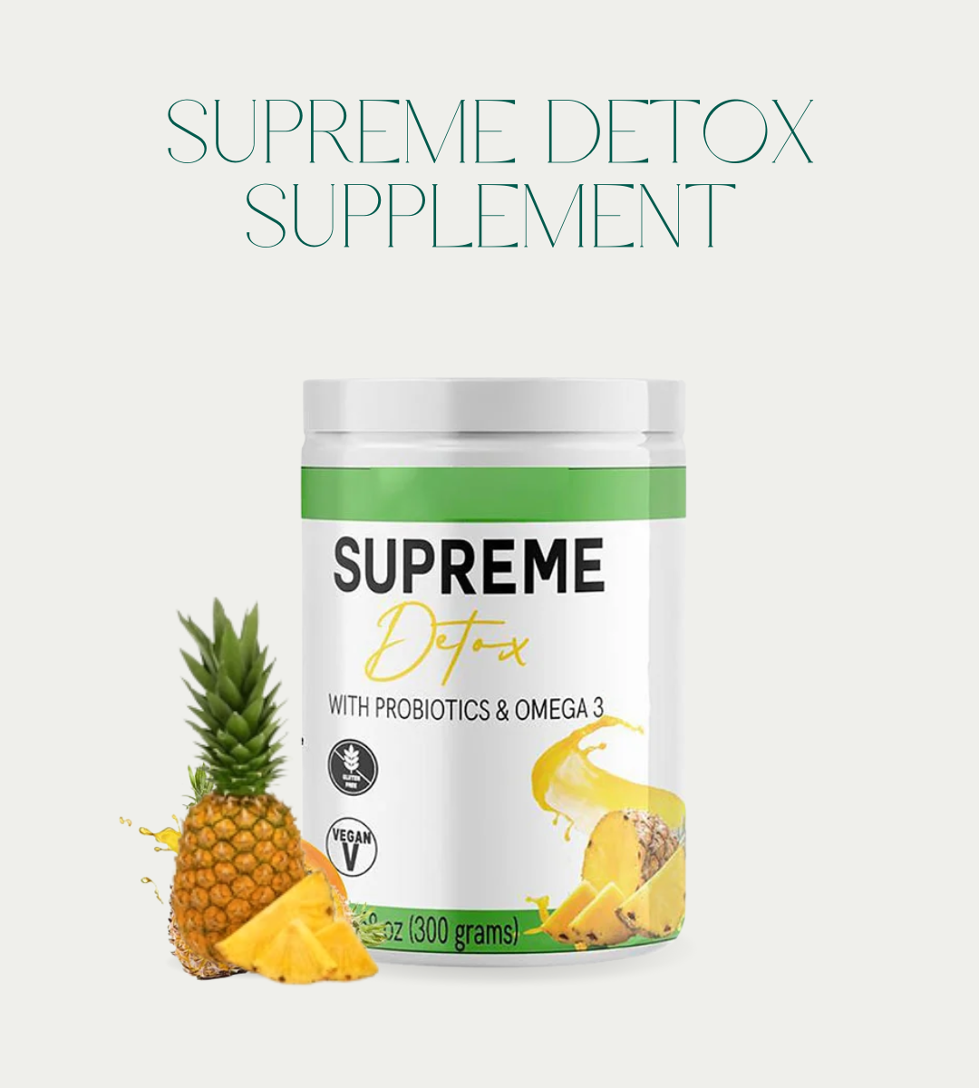 Supreme Detox Supplement Healthcare Natural Fiber Powder