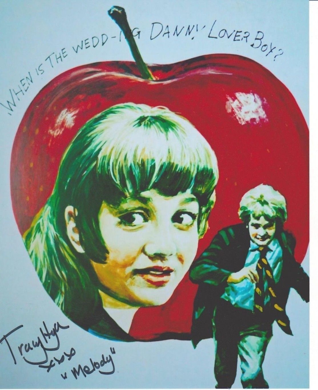 Tracy Hyde Signed Photo Poster painting - MELODY - Starring Mark Lester & Jack Wild - RARE! G423