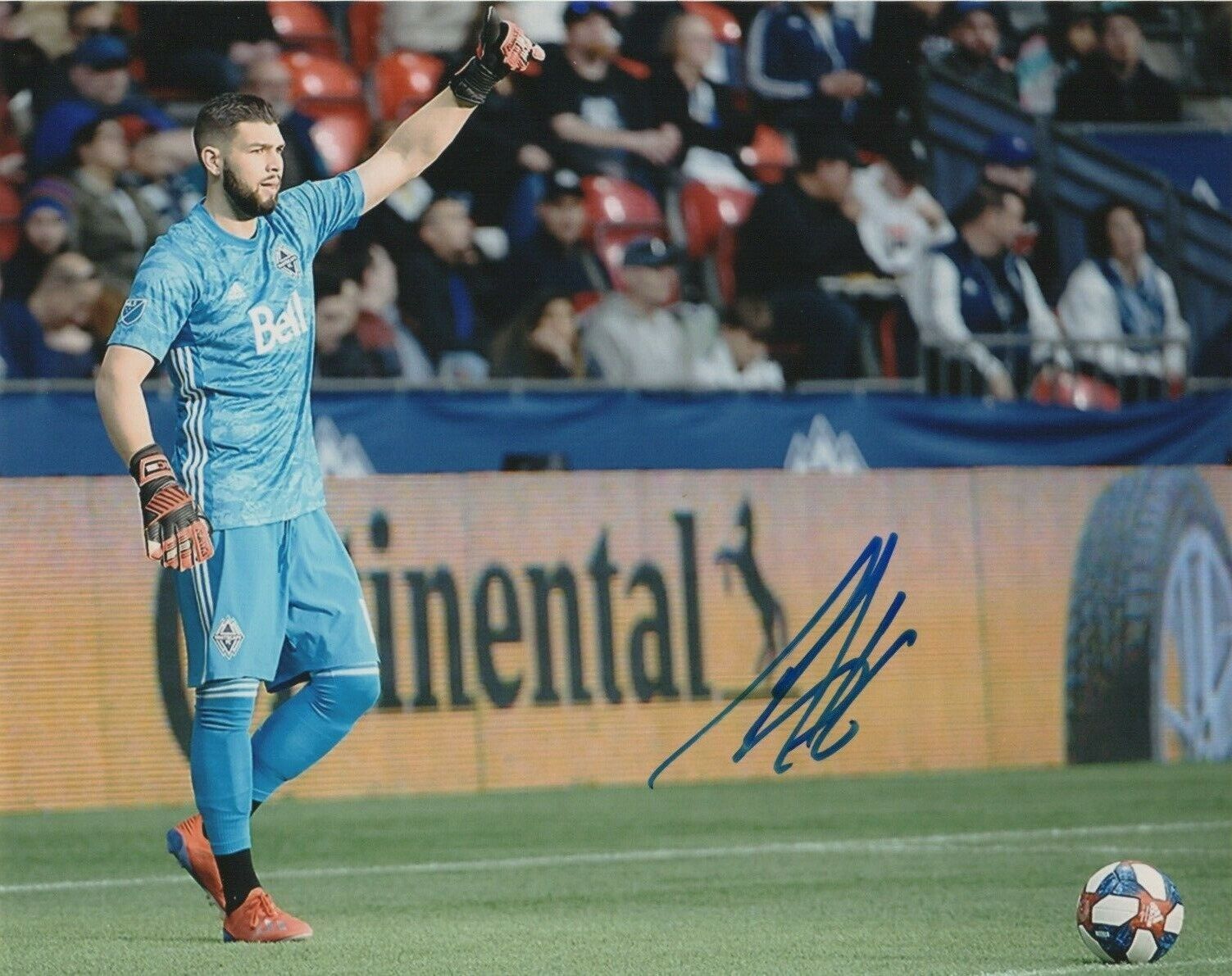Vancouver Whitecaps Maxime Crepeau Autographed Signed 8x10 MLS Photo Poster painting COA #6