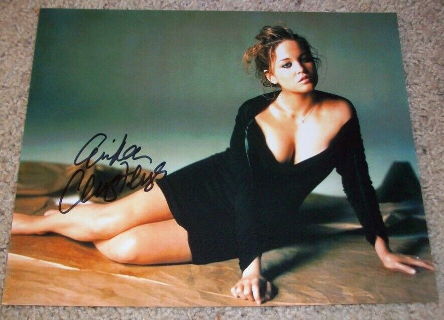 ERIKA CHRISTENSEN SIGNED AUTOGRAPH SWIMFAN PARENTHOOD 8x10 Photo Poster painting w/PROOF