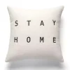 Nordic Cotton Canvas Embroidery Home Living Creative Cushion Pillow Cover