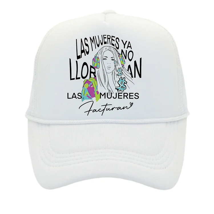 Shakira Printing Mesh Cap Summer Unisex Baseball Cap Breathable Couple Hat Unisex Adjustable Las Mujeres ya no LloranVisors Caps