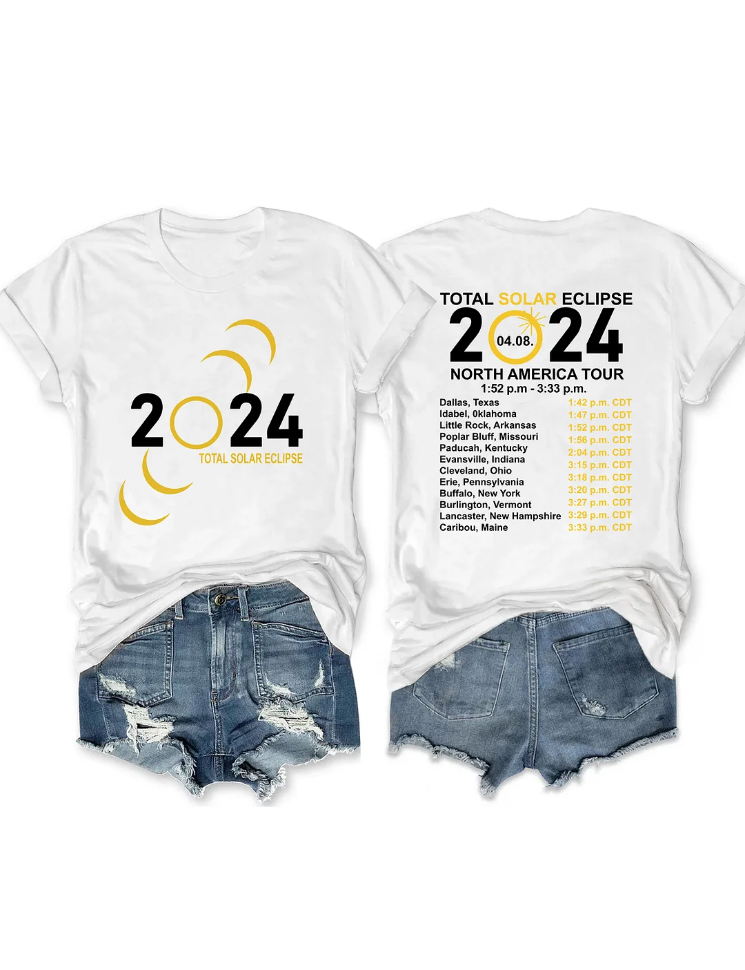 Total Solar Eclipse 2024 T-shirt