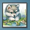 Diamond Painting-DIY Crystal Rhinestone Wolf