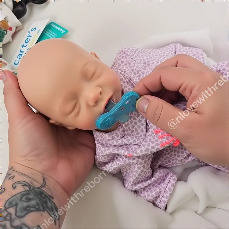 Babeside Aurora 12" Realistic Silicone Sleeping Baby Little Infant Boy Healing of the Heart