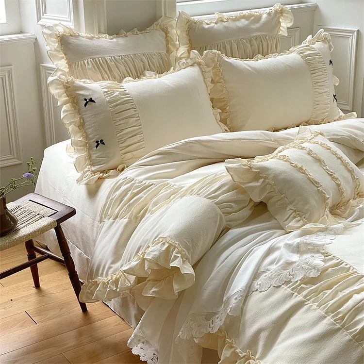 Bedding Cotton ice silk Lyocell Duvet cover Sheet and pillowcase(s)