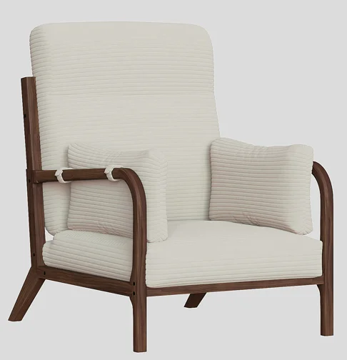 Bestier Modern Arm Chair Velvet Fabric Upholstered Comfy Reading Accent Chair