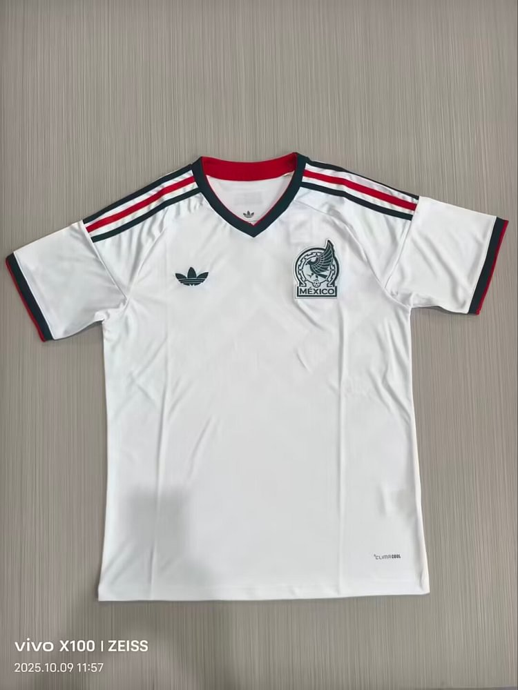2025-26 Mexico Away White Jersey - Fan Edition