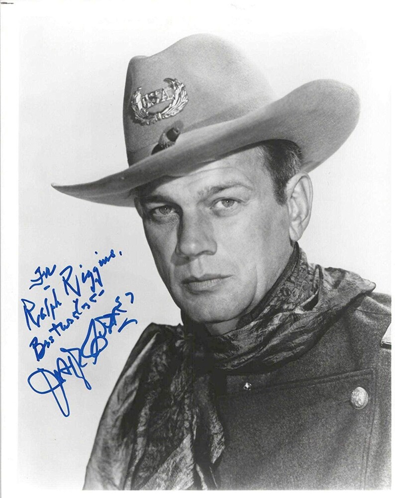 Joseph Cotten (d. 1994) Signed Autographed Glossy 8x10 Photo Poster painting - COA Matching Holograms