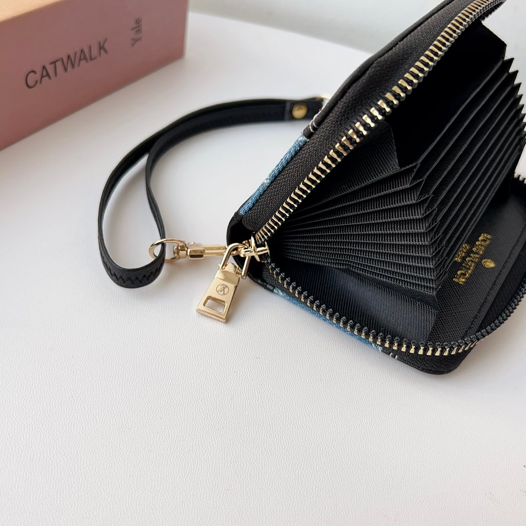 Mini Louis Vuitton Handbag Zip Wallet Gucci Card Holder Leather Coin Purse