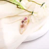 10PCS Handmade Dried Flower Drop Drip Pearls Hair Clips