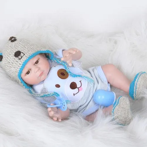 22" Little Edsion Full Silicone Reborn Baby Doll - Reborn Shoppe