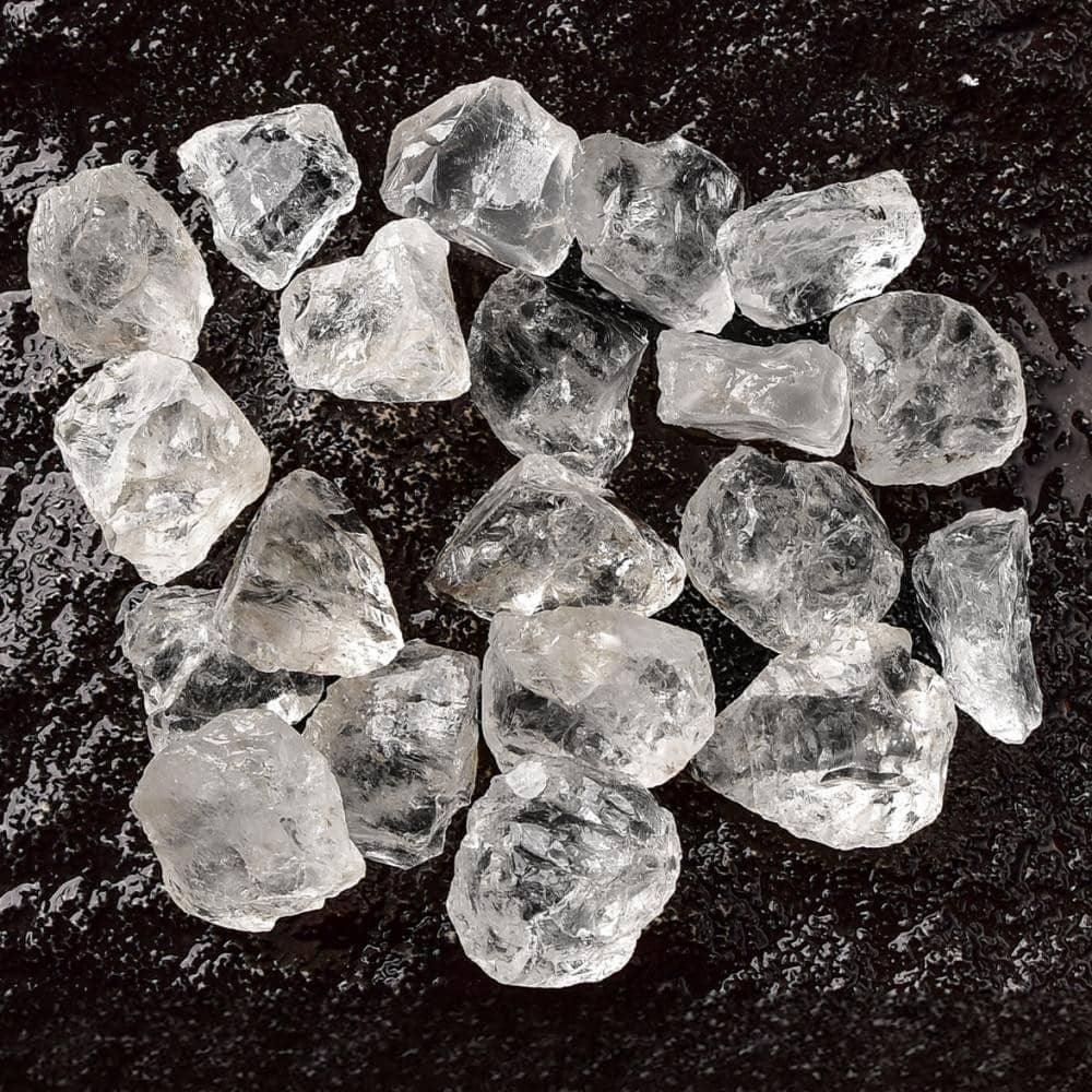 Natural clear quartz stones high transparency simple polish