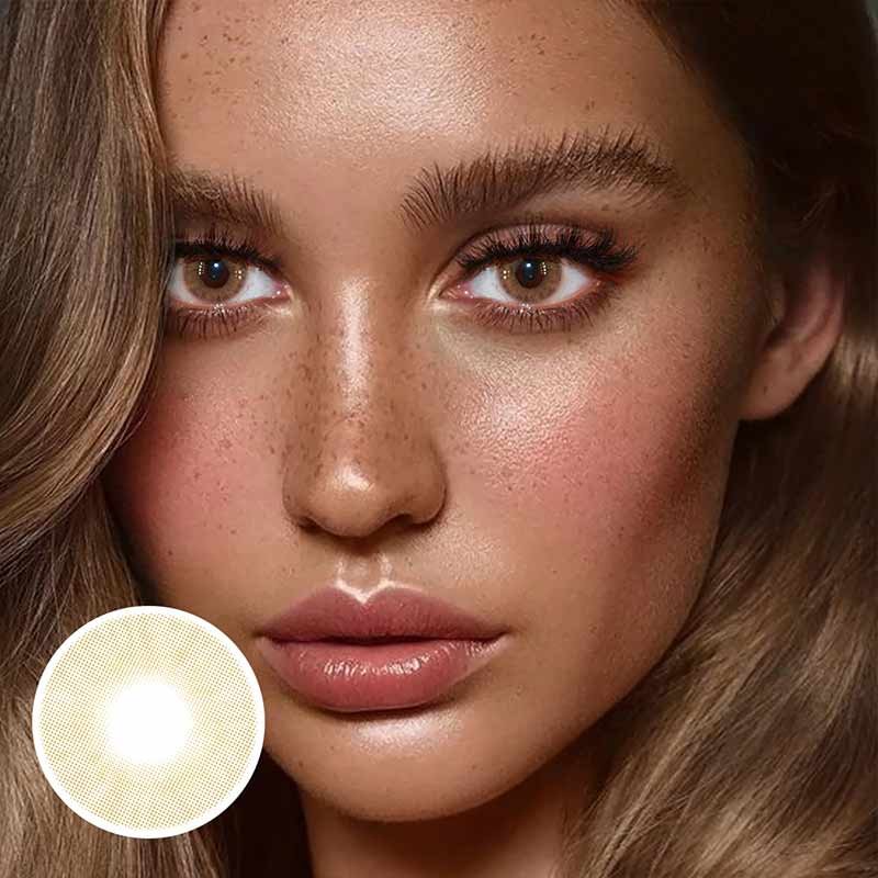 A.Tan Natural Colored Contact Lenses