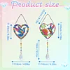 2pcs Bird Diamond Painting Double-sided Crystal Window Suncatcher Craft Set Birthday Gifts Home Garden Decor Hanging Kit
