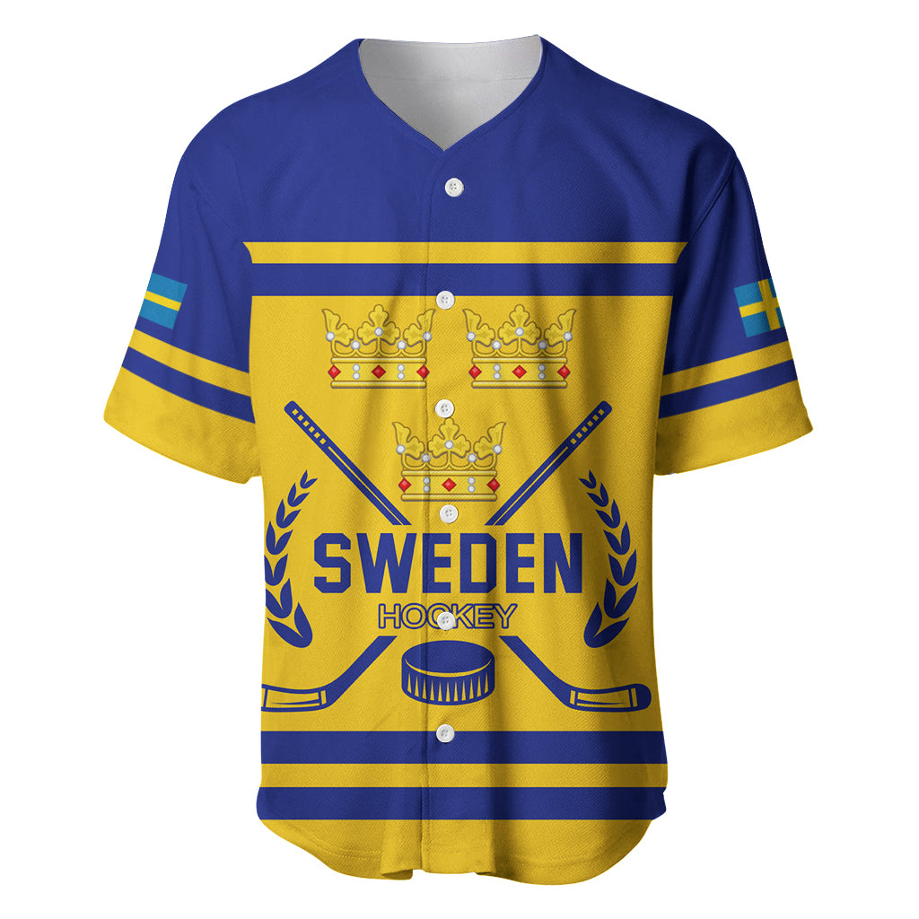 Sweden Hockey 2024 Baseball Jersey Tre Kronor Come on LT01 mysite