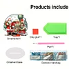 Diamond Painting Santa Claus Train Table Top Ornament Kits for Home Office