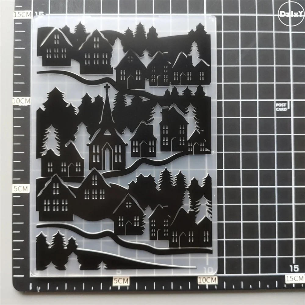 Nigikala Styles) 2023 NEW Lace Embossing Folders for Scrapbooking Paper Album Cards Making Supplies 3D Plastic Cutting Dies Crafts