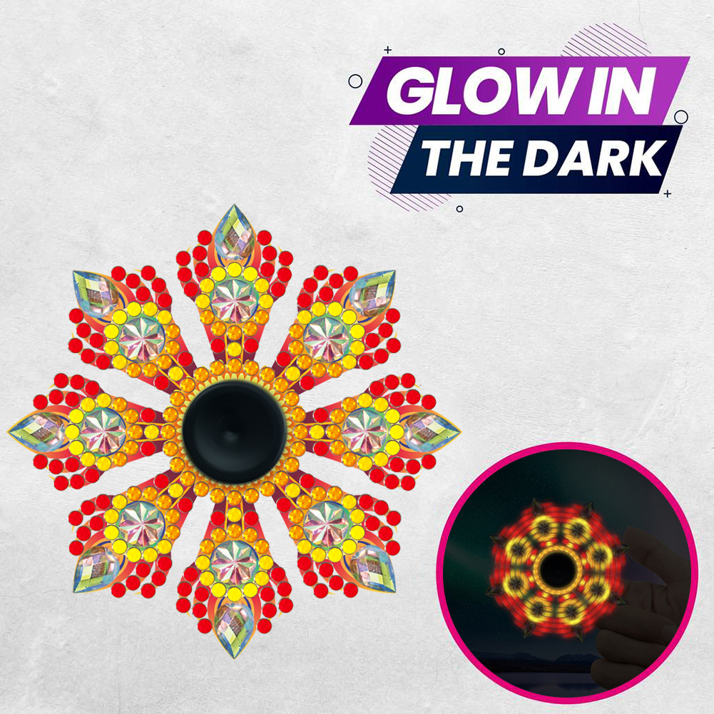 

Luminous Mandala Fidget Spinner Double Sided - 5D DIY Craft Fashion Accessories, 501 Original