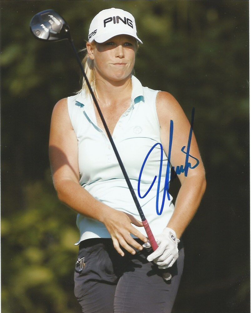 LPGA Jacqui Concolino Autographed Signed 8x10 Photo Poster painting COA B