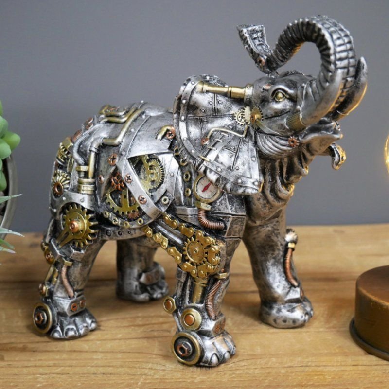 🎉Hot Sale- 48%OFF🎉Steampunk Mechanical Animal Sculpture Collectible Resin Ornaments