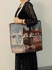 Designer Inspired Bag – Lamb & Cat