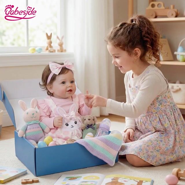 Babeside Quiet Reborn Baby Vead 20'' Toddler Girl Loving Emotional Support