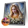 Diamond Painting-DIY Full Round Drill Our Lady