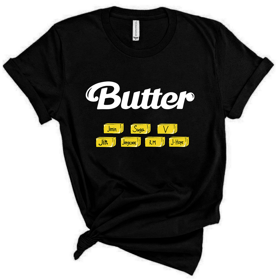 Butter BTS Team Sweatershirt, T-Shirt ,Tank Top