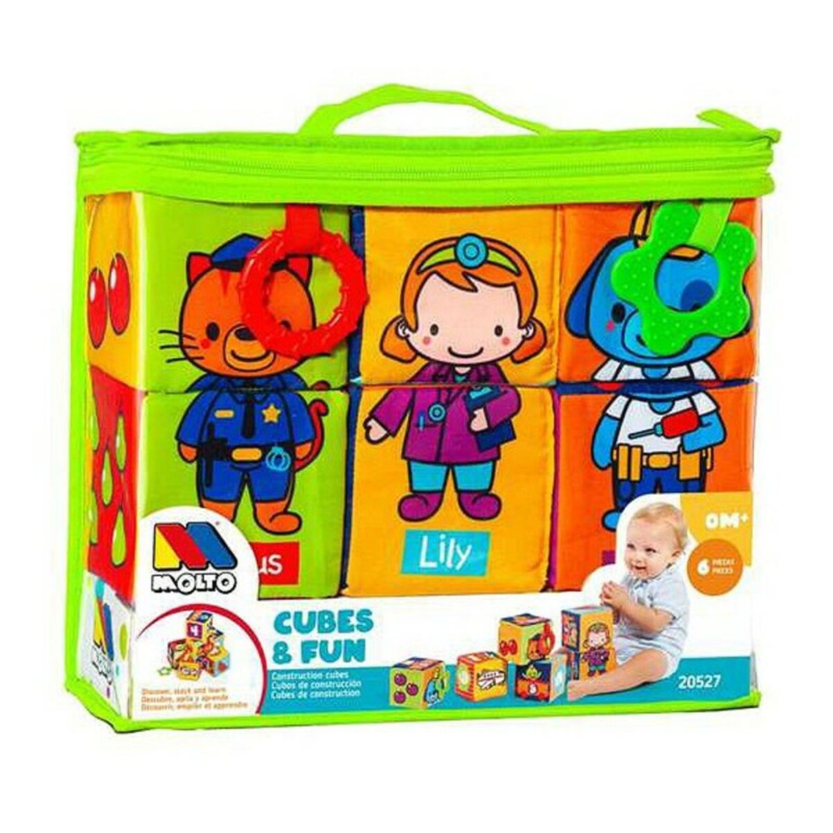 Soft Blocks for Learning Molt&oacute; (6 pcs)