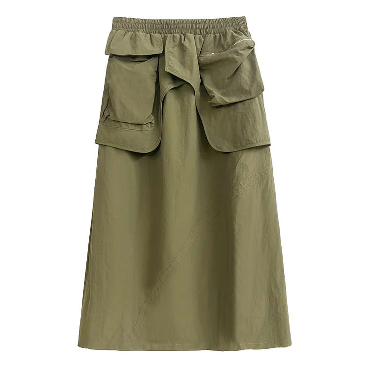 Casual Multi-Layered Splicing Skirt