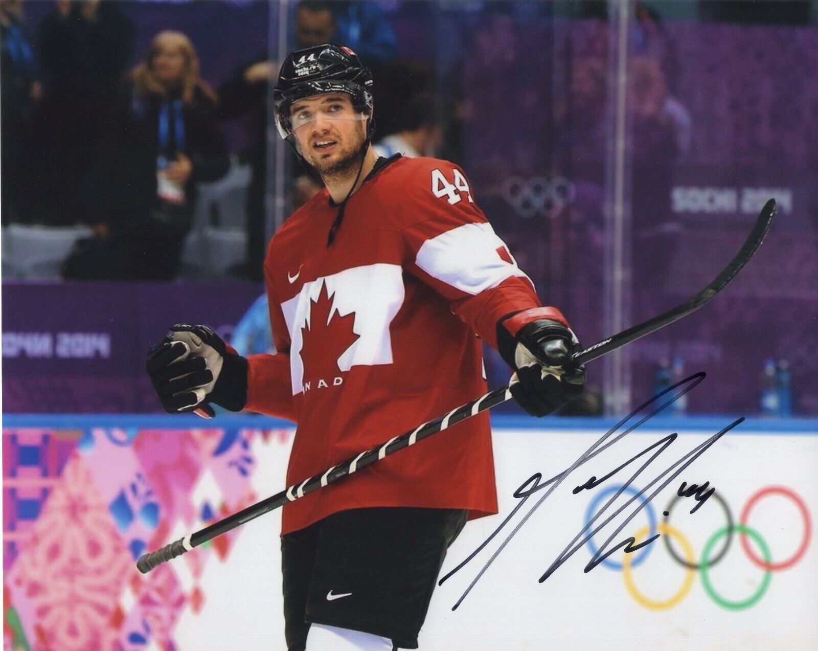 MARC-EDOUARD VLASIC SIGNED AUTOGRAPH TEAM CANADA OLYMPICS 8X10 Photo Poster painting PROOF