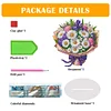 (US Local)Flower Double Sided Effect Table Top Diamond Painting Desktop Ornaments Kit (Daisy)