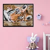 Tiger-14CT Stamped Cross Stitch Kit(29*21cm)