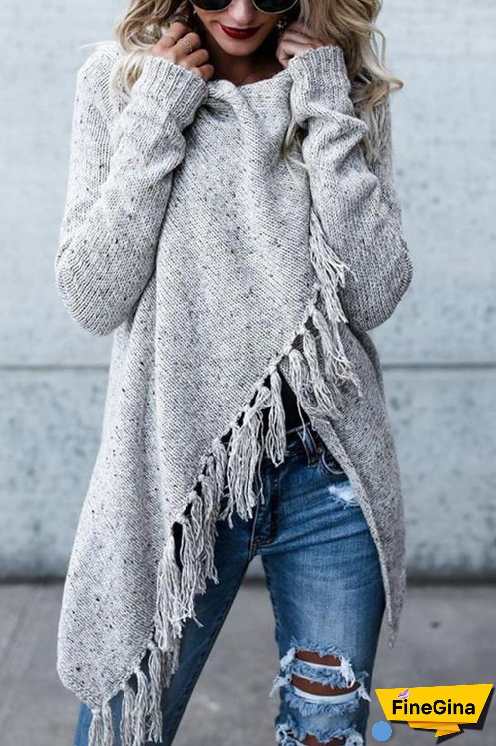 Tassel Long Cardigan