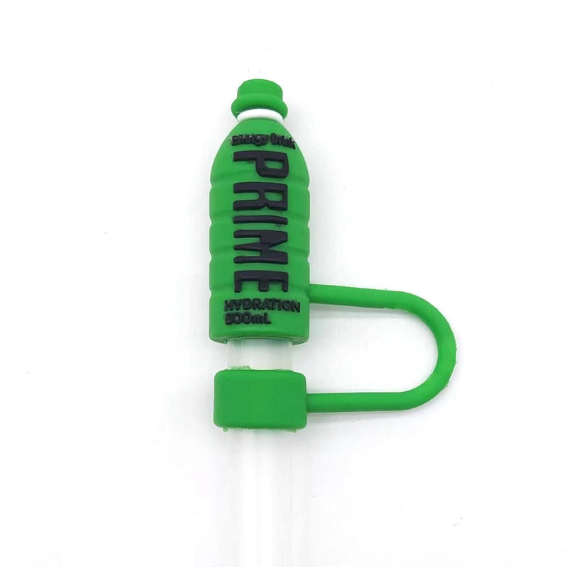 Cute Beverage Bottle PVC Straw Decorative Cap 1 Piece