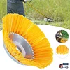 8 Inch Weed Brush Mowing Head Nylon Wire Wheel Trimmer Head for Brush Cutter