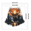 Sunset Deer-11CT Stamped/Counted Cross Stitch 40*40cm/15.75*15.75in tapestrymarket