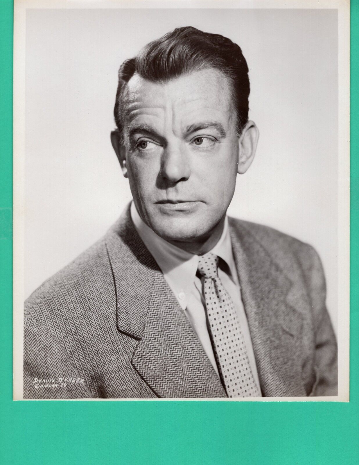 DENNIS O'KEEFE Movie Star Actor Promo 1940's Vintage Photo Poster painting 8x10