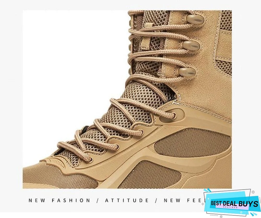 Men's High Martin Boots Ultralight Tooling Outdoor Men's Boots