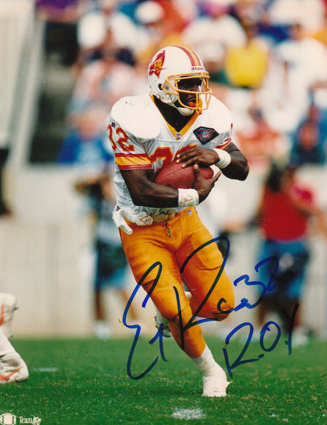 2 LOT ERRICT RHETT AUTOGRAPH SIGNED 8X10 Photo Poster painting COA ROOKIE OF THE YEAR BUCCANEERS