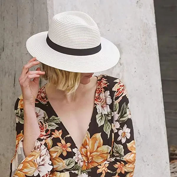 Panama Straw Hats for Men & Women (two Bands)[Fast shipping and box packing]