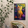 (40*60cm)Cat - Full Round Drill Diamond Painting