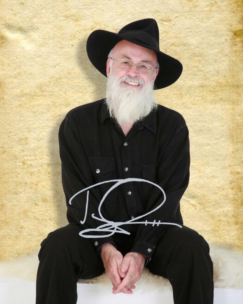 Sir Terry Pratchett Discworld novelist SIGNED AUTOGRAPHED 10X8 REPRO Photo Poster painting PRINT