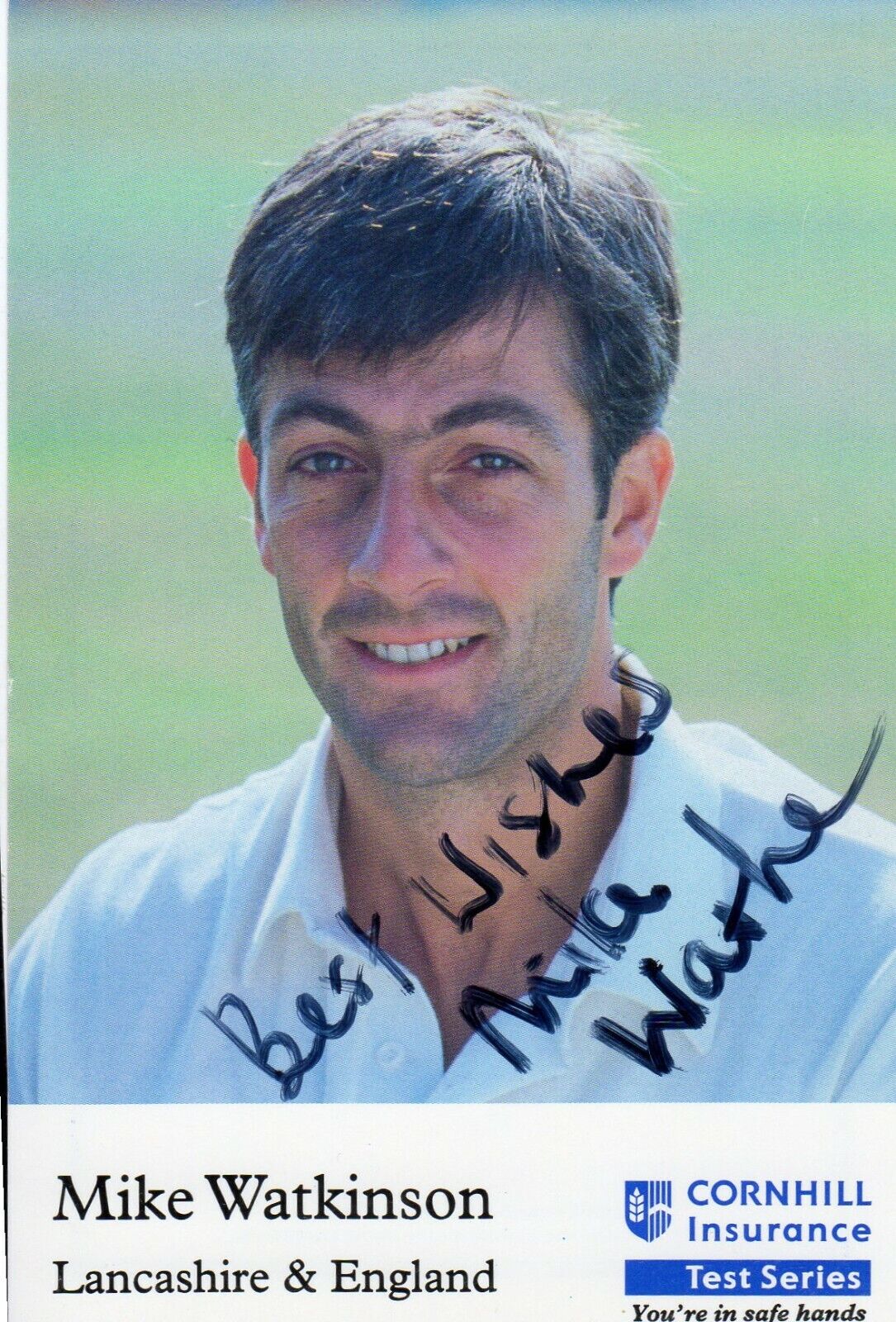 MIKE WATKINSON AUTOGRAPH, CRICKET, SPORT