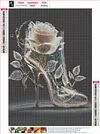 Diamond Painting-DIY Full Round Drill High Heels Flowers