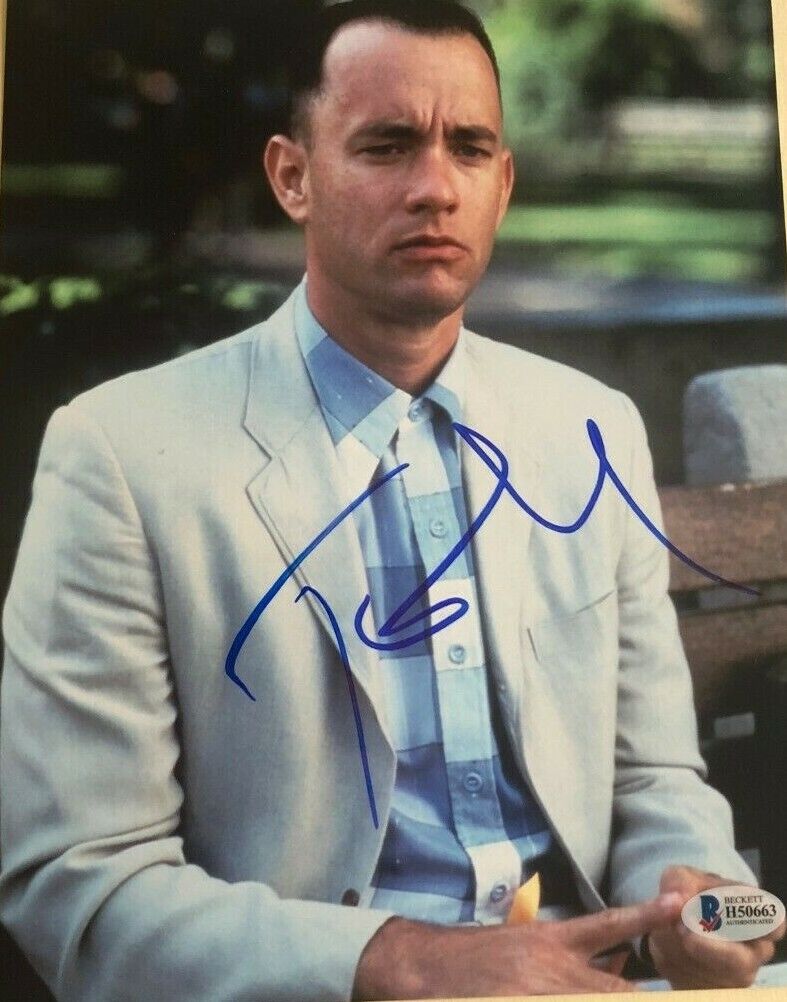 Tom Hanks signed autographed 8x10 Photo Poster painting Forrest Gump BECKETT COA