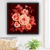 >SALE<Rose Butterfly 5D DIY Diamond Painting Special-shaped Partial Drill Art (YXC407)